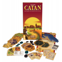 Catan descubre los secretos de la isla es la expansión para 5 -6 jugadores de Los Colonos de Catan