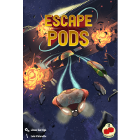 Escape Pods juego de mesa con temática de ciencia ficción.