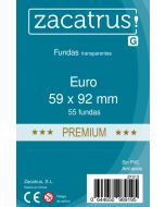 Fundas Zacatrus Euro Premium (59 mm X 92 mm) (55 uds)